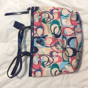 Multicolor Coach Purse